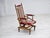 Danish Highback Rocking Chair in Wool & Oak, 1970s For Sale - Image 6 of 18