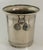 Antique Birmingham UK silver plate wine cooler, champagne bucket. Wonderfully etched greek key design on edges and a...