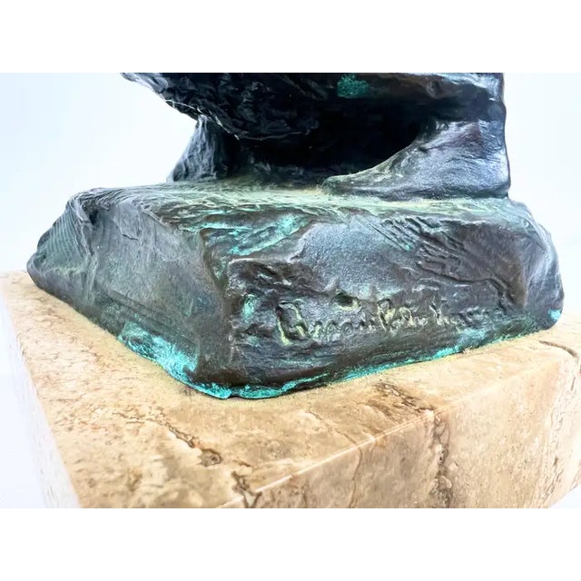 Bessie Potter Vonnoh " Butterflies" Dancing Girl Bronze Sculpture Signed For Sale - Image 10 of 13