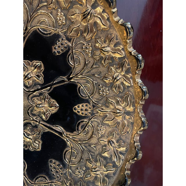 Early 20th Century Northwood Verre D’Or Carnival Glass — Grape & Cable Pattern For Sale - Image 12 of 13