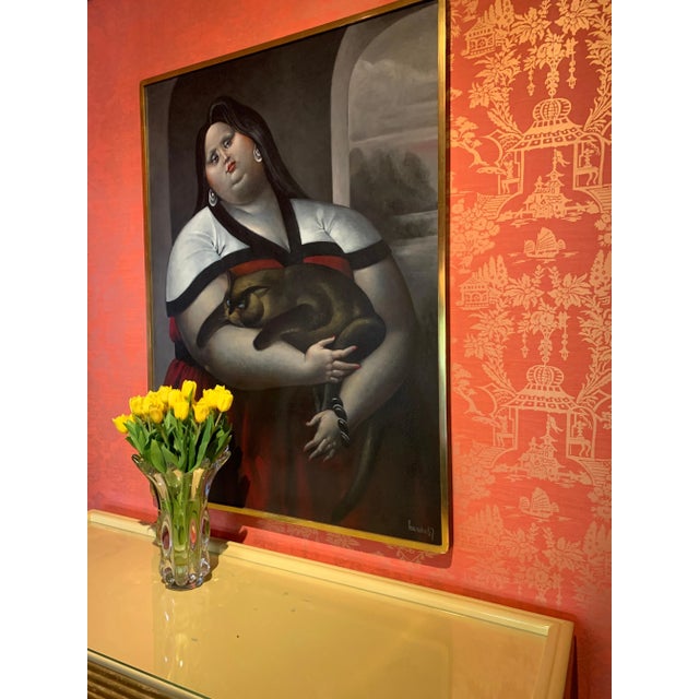 Transparent Vannes France Crystal Vase For Sale - Image 8 of 9