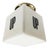 1930s 1930s Art Deco-Era Square Milk Glass Up/Down Stairway Globe W/ Fitter For Sale - Image 5 of 8