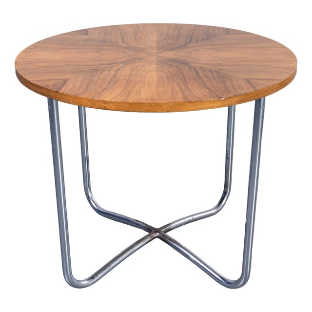 Mid-Century Round Side Table, 1950s For Sale