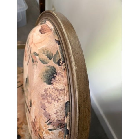 Tan 1990s French Oval Back Side Chair For Sale - Image 8 of 10