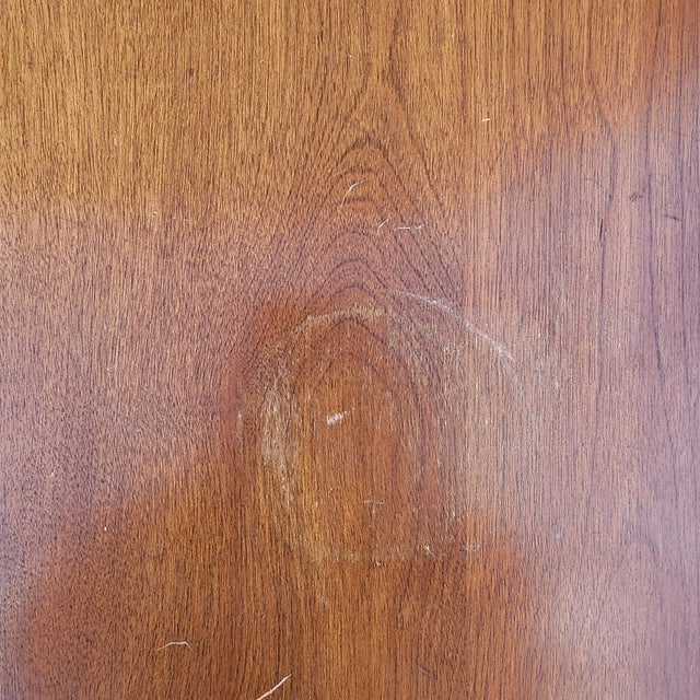 Mid 20th Century Heywood Wakefeild American Drop Leaf Pembroke Accent Table For Sale - Image 5 of 10