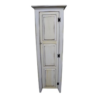 Painted Pine Country Chimney Cupboard For Sale