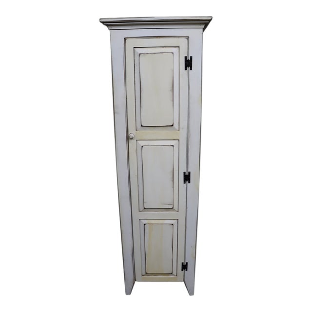 Painted Pine Country Chimney Cupboard For Sale