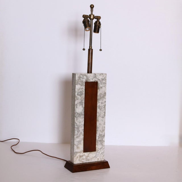 1950s Single Modernist Table Lamp For Sale - Image 4 of 6