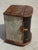 Bedside table or storage unit in solid teak reclaimed from a boat. Recycled wood from a dugout canoe, curved design. Teak...