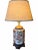 White Vintage Imari Porcelain Table Lamp With Lampshade For Sale - Image 8 of 17