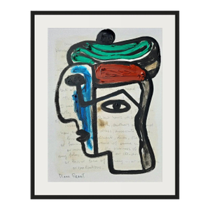 One-of-a-Kind Portrait of a Woman | Original Abstract Figurative Painting by Diane Grant | Pablo Picasso