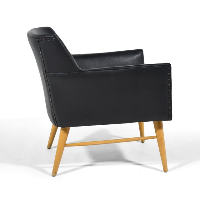 Black Paul McCobb "Tub" Lounge Chair For Sale - Image 8 of 10