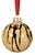 Collectors Original Artist’s 3.5” Round Christmas Ornament by Don Shearer, Signed & Dated 2005 For Sale - Image 6 of 12