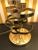Brass Ribbon Lamp With Braided Leather Shade - a Pair For Sale - Image 4 of 12
