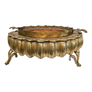 Antique 19th Century Turkish Brass and Copper Brazier