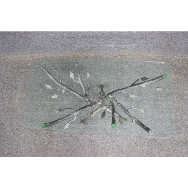 Late 20th Century Bronze Giacometti Style Twig Table For Sale - Image 5 of 10