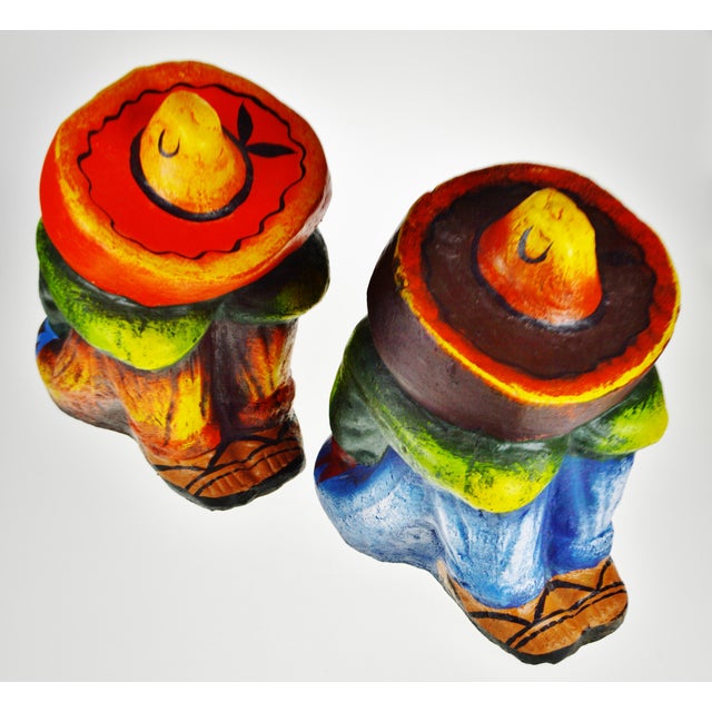 Vintage Ceramic Sleeping Mexican Garden Statues A Pair Chairish