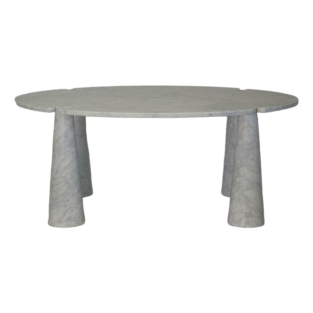 Large Vintage Dining Table by Angelo Mangiarotti for Skipper, 1970 For Sale