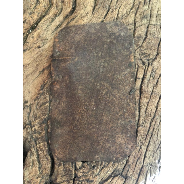 Wood Vintage Rustic Wooden Vessel For Sale - Image 7 of 12