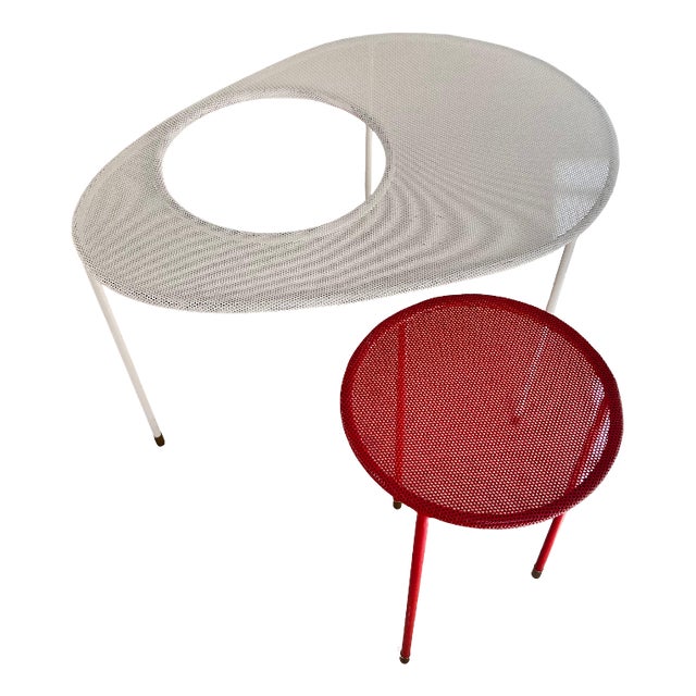 Kangaroo Coffee Tables by Mathieu Matégot for Gubi, Set of 2 For Sale