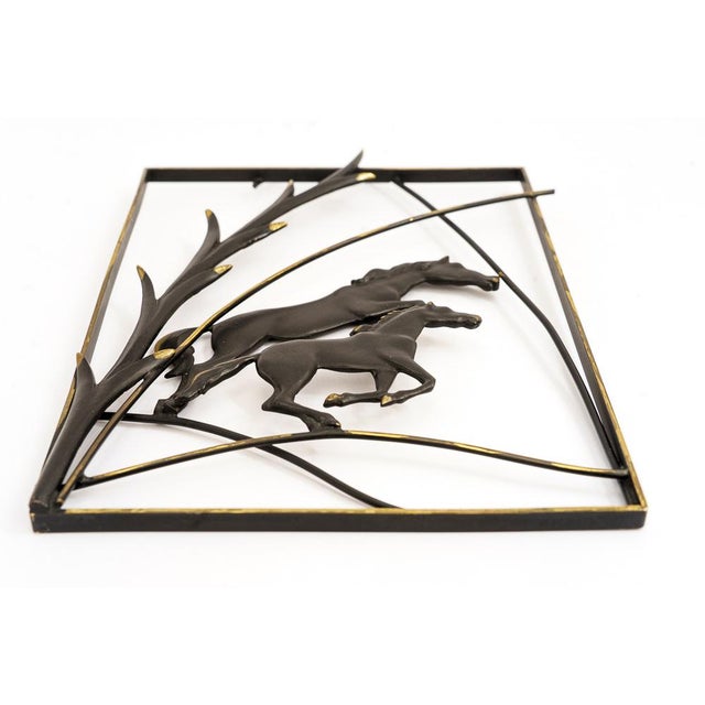 Metal Wall Decoration Horses by Hertha Baller, Vienna, 1950s For Sale - Image 7 of 12