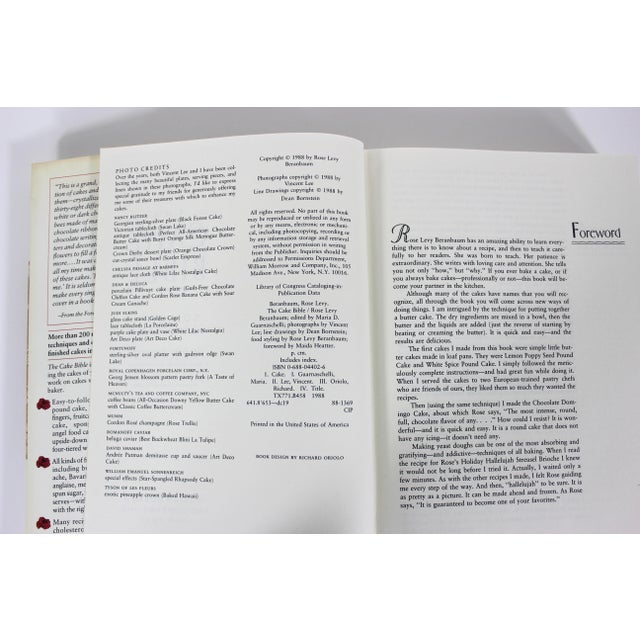 1988 the Cake Bible by Rose Levy Beranbaum For Sale - Image 12 of 14