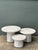 Beige Vintage Textured Faux Stone Side Tables For Sale - Image 8 of 12