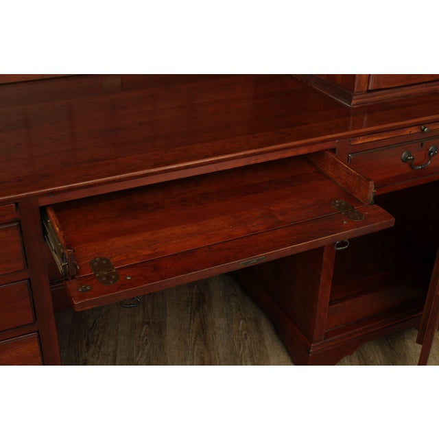 Lexington Bob Timberlake Cherry Desk Credenza With Bookcase Hutch Top Chairish
