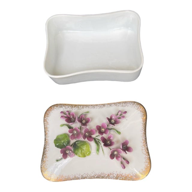 1950s Lefton Romantic Boudoir Decorative Accent Set of 3 For Sale In Milwaukee - Image 6 of 11