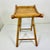Mid-Century Modern Boho Chic Americana Pine Folding Stool For Sale - Image 6 of 14