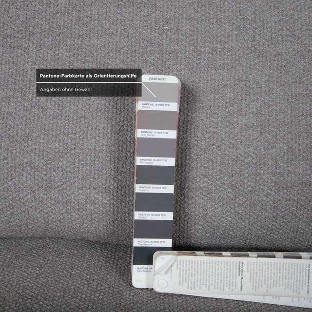 Textile Jalis 21 Fabric Two-Seater Grey Sofa from COR For Sale - Image 7 of 12