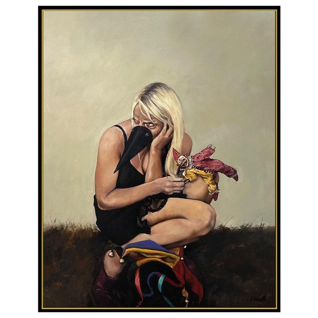 Message us to inquire about custom framing options! (Included for free with every purchase) This painting, "The Artist in...