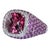 This is part of Chairish’s Fine Jewelry assortment. Estate pink tourmaline & pink sapphire ring, circa 2010. This estate...