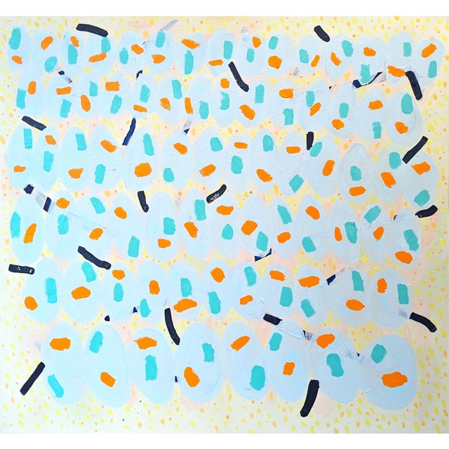 Peter Healy "Bouquet" Contemporary Colorful Vibrant Abstract Geometric Painting, 2023 For Sale