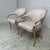 Pair of Carson’s Art Deco Hollywood Regency Brass Arm Cantilever Chairs For Sale - Image 9 of 12