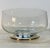 Metal Vintage 1960s Footed Glass Punch Bowl & Tumblers, Set of 9 For Sale - Image 7 of 11