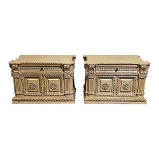 Kreiss Napoleon Solid Wood Night Stands For Sale