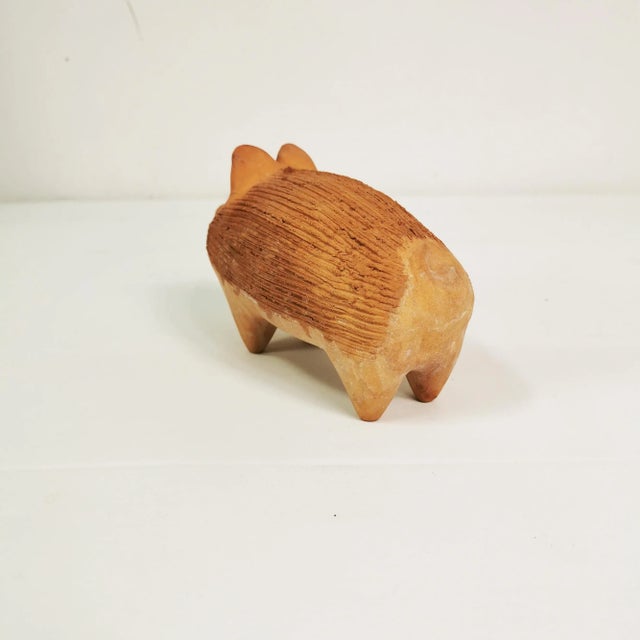 1970s Ceramic Pig Figurine from Hegnetslund, Denmark, 1970s For Sale - Image 5 of 10