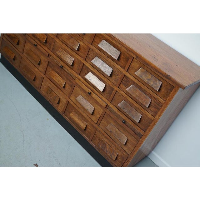 German Oak Apothecary Shop Cabinet, 1930s For Sale - Image 15 of 18