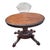 Wood 19th C Victorian Mahogany Oval Center Table, Fine Carved, Rare Antique For Sale - Image 7 of 13