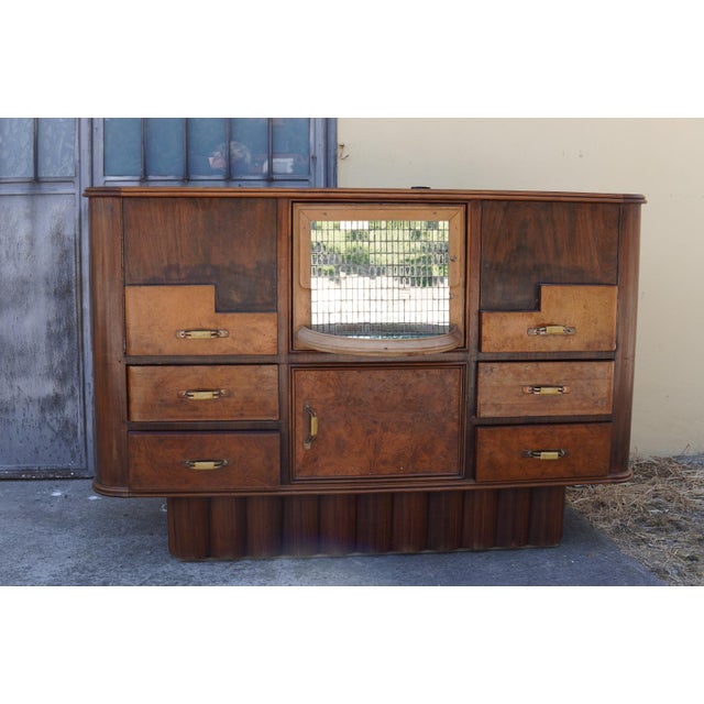 VintageItalian Art Deco Bar Cabinet, 1925 For Sale - Image 6 of 6