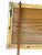 1960s Burnt Bamboo & Rattan Wrapped Two-Tier Drinks or Bar Cart on Casters For Sale - Image 12 of 12
