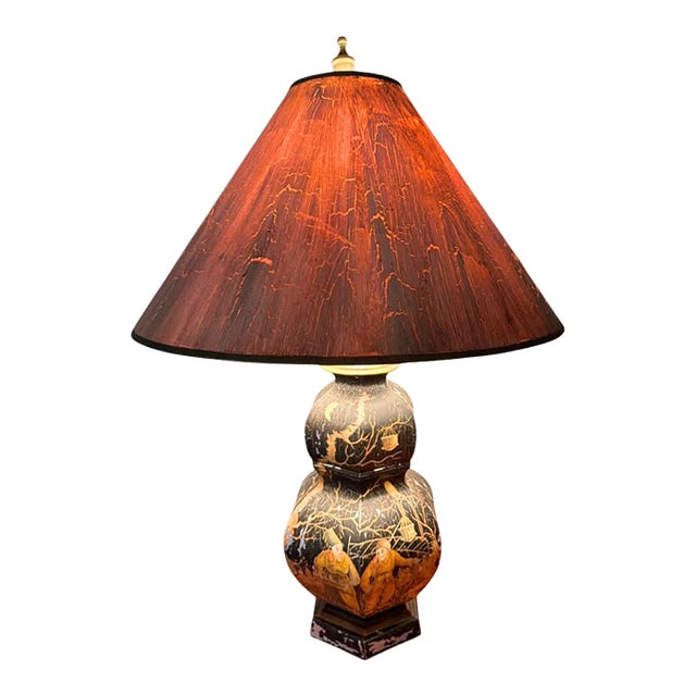 Vintage Chinoiserie Table Lamp For Sale