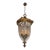 Late 20th Century Bronze and Cut Crystal Chandelier For Sale