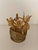 Shabby Chic Vintage Brass Hors d'Oeuvre Flower Basket Forks Set- 10 Pieces For Sale - Image 3 of 3