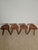 Rustic Stools in the style of Jean Touret, 1950s, Set of 4, in Very Good conditions. Designed 1950 to 1959 This piece is...