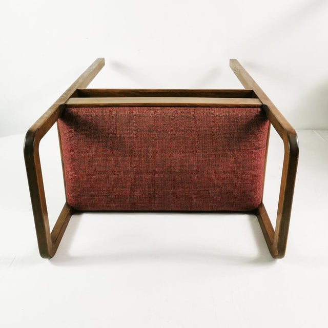 Wood Art Deco Hallway Chair, Denmark, 1940s For Sale - Image 7 of 13