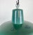 Mid-Century Modern Industrial Green Enamel Pendant Lamp, 1960s For Sale - Image 3 of 13