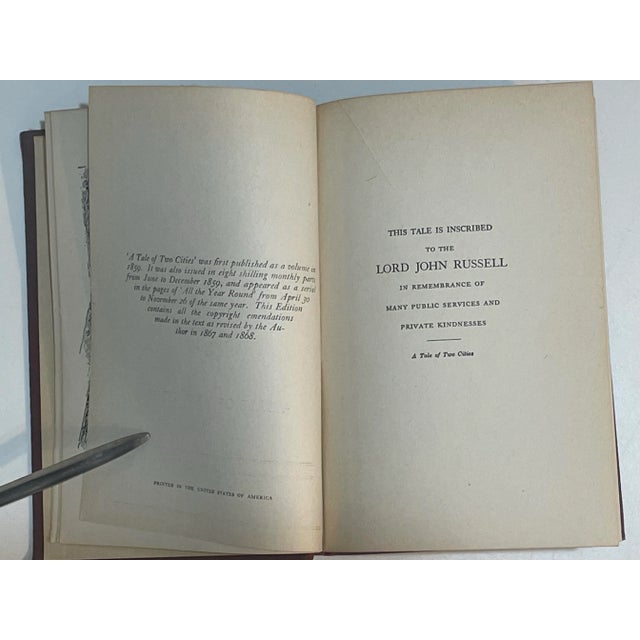 Antique Charles Dickens Books - Set of 13 - Burgundy Gold Black Decorative Books For Sale In Philadelphia - Image 6 of 10