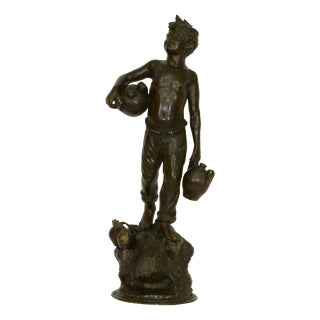 Italian School, Water Carrier with Amphorae, 1920s, Bronze For Sale